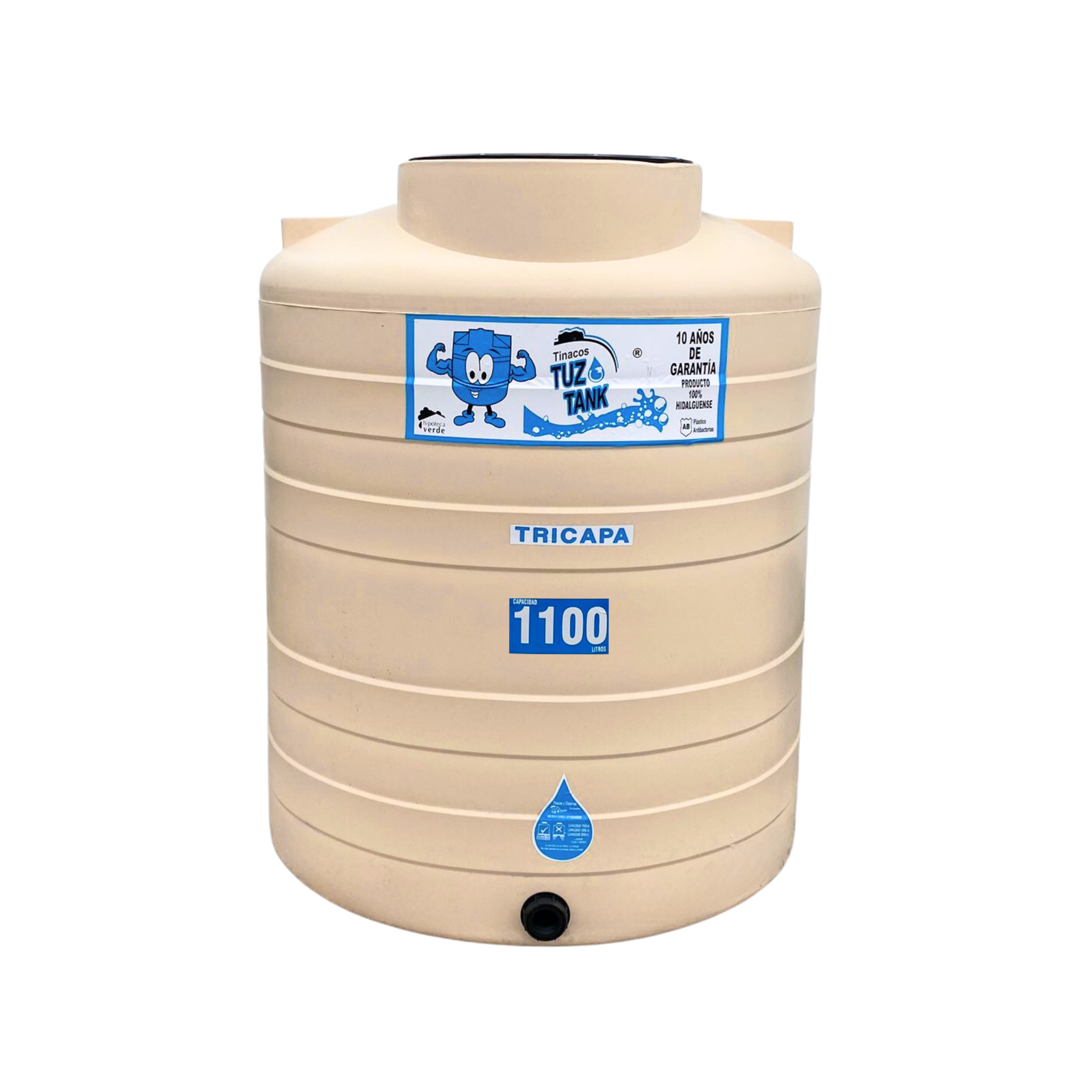Tinaco Tricapa 1100 Litros